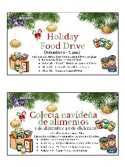 Holiday Food Drive